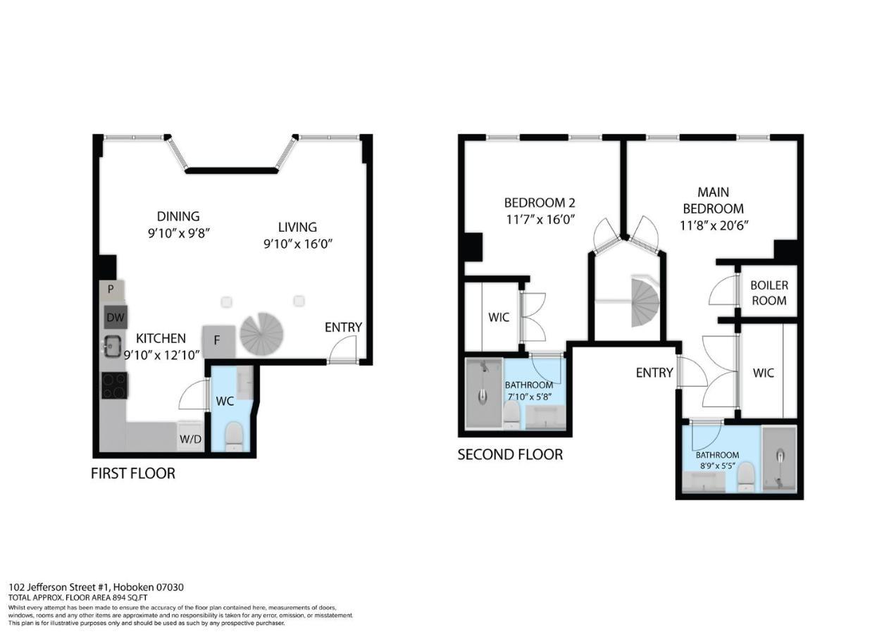 10min To Nyc - 2br/2.5bath-3beds-free Parking-no Chores * Hoboken